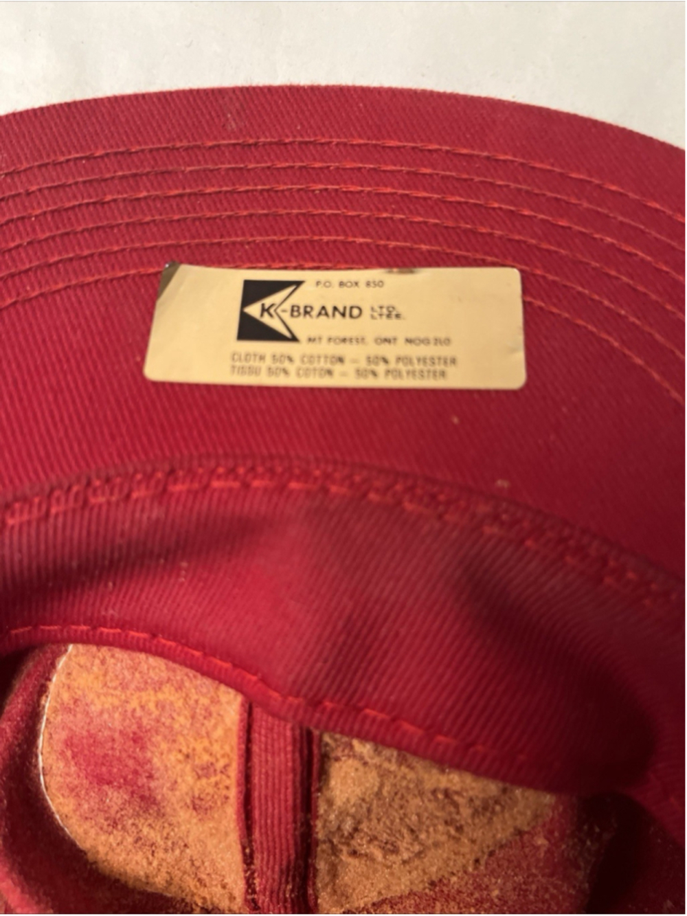 Vintage Northwest Territorial Airways Snapback Hat Red NWT Air Patch Cap - Picture 4 of 5